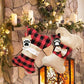Christmas Ornament Christmas Socks Gift Bag - Enfance-Heureuse