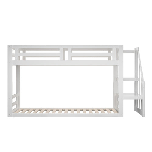 Niedrige Etagenbetten Aus Massivholz - Enfance-Heureuse