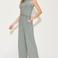 Basic Bae Full Size Ribbed Tank and Wide Leg Pants Set - Enfance-Heureuse