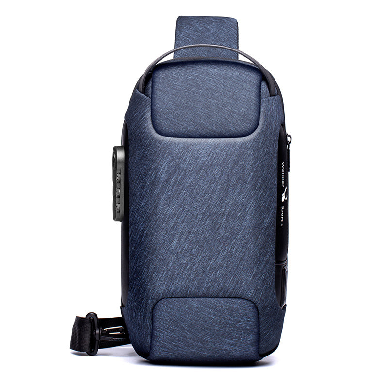 Men Chest Bag Messenger Bag Anti-theft Shoulder Bags Chest Bag Pack For Male - Enfance-Heureuse