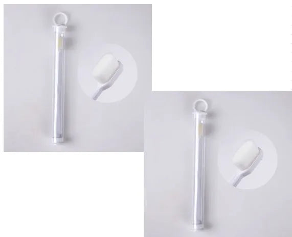 Brosse à dents ultra-fine à poils super doux, brosse de nettoyage en profondeur portable pour outils de soins bucco-dentaires, soins des dents, nettoyage buccal, voyage