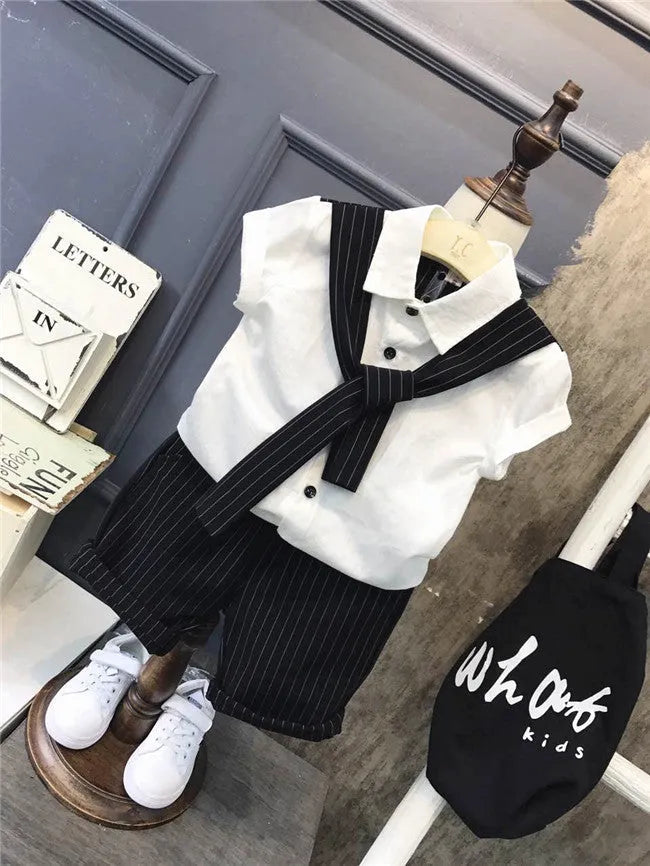 Two-piece boy summer suit - Enfance-Heureuse