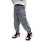 Boys' Big Pocket Jeans Big Children's Autumn Casual Pants Children's Spring And Autumn Trousers - Enfance-Heureuse