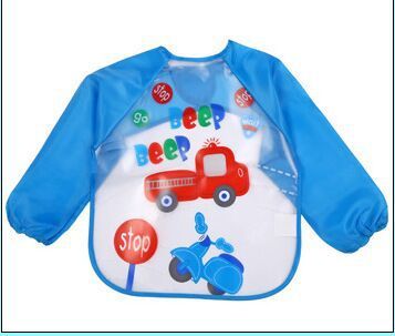 Children's Gown Long Sleeve Kids Waterproof Meal Baby Apron Painting Clothes Bib Protective Clothing - Enfance-Heureuse