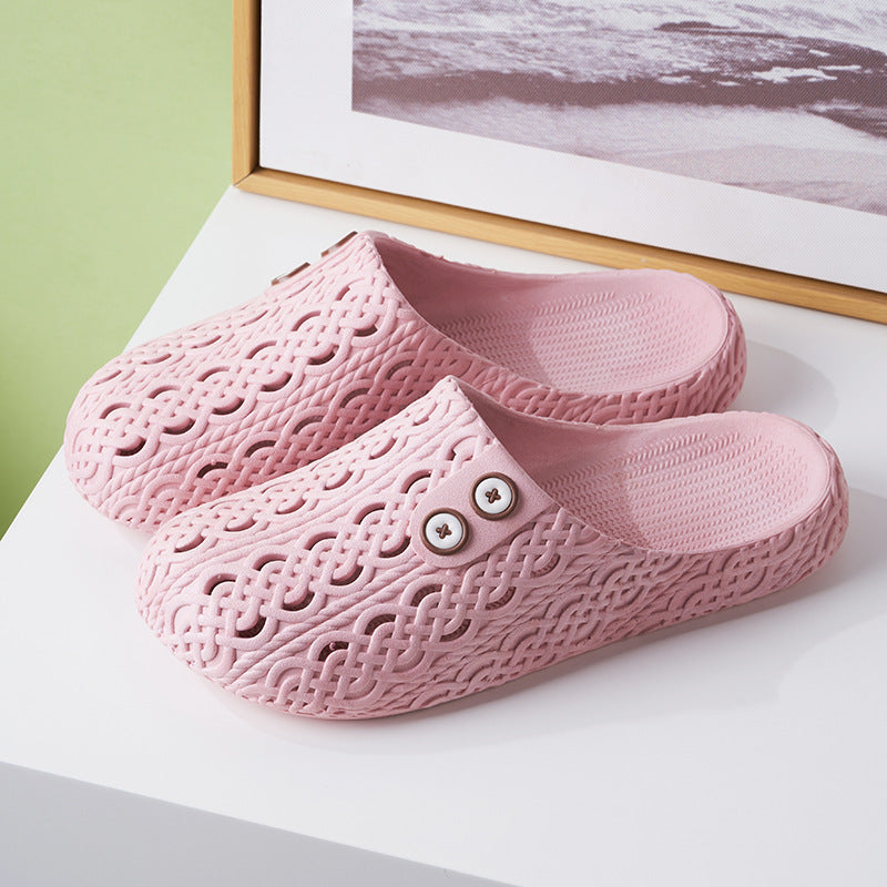 Women's Non-slip Home Closed-toe Slippers - Enfance-Heureuse