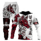 3D Wolf Print Tracksuit Men Sportswear Hooded Sweatsuit Two Piece Outdoors Running Fitness Mens Clothing Jogging Set - Enfance-Heureuse