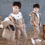 Three-piece fleece sweater - Enfance-Heureuse