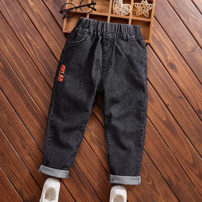 Pantalon ample en jeans pour enfants - Enfance-Heureuse