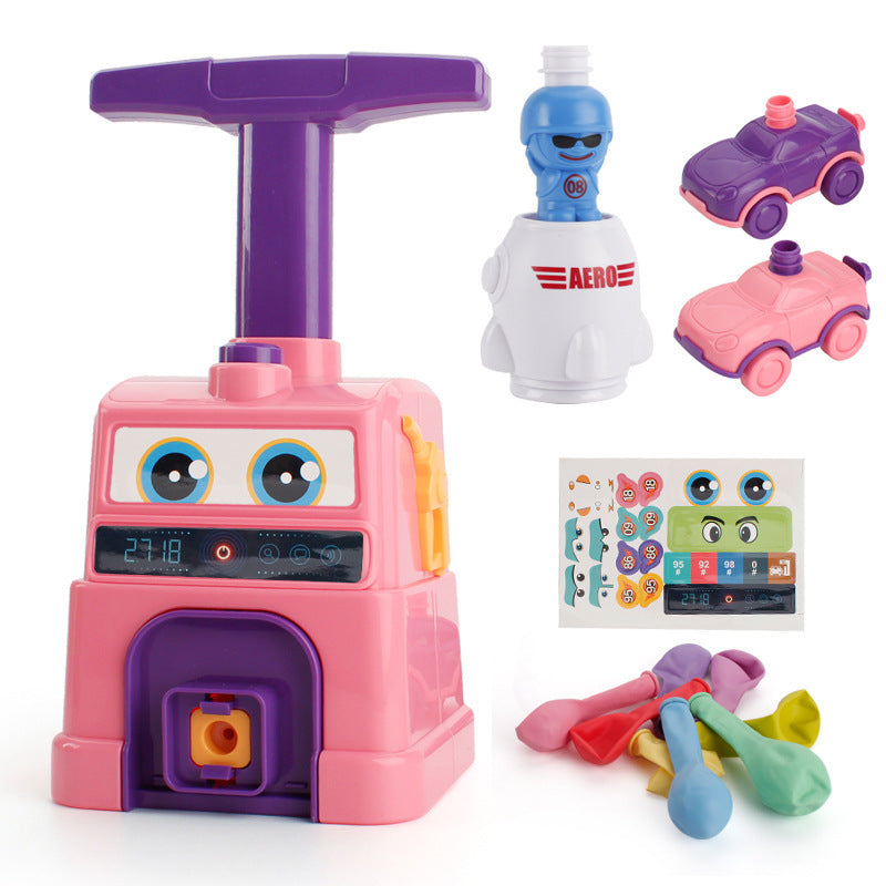 Children's Inertial Power Balloon Car Toy Aerodynamic Scooter Car Educational Experiment Creative Toy - Enfance-Heureuse