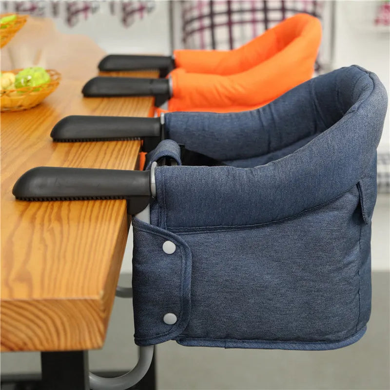 Chaise haute portable pour bébé, pour salle à manger | housse à manger | ceinture de sécurité | accessoire de soin pour bébé - Enfance-Heureuse