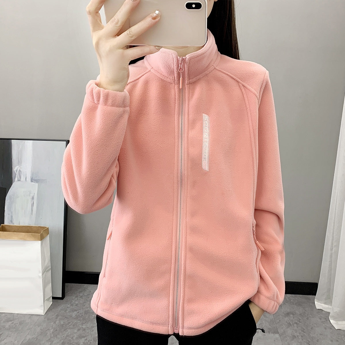 Pull polaire chaud et respirant