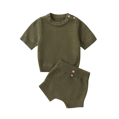 Children's Leisure Knitting Suit - Enfance-Heureuse
