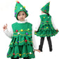 Children's Christmas Tree Performance Dance Costumes - Enfance-Heureuse
