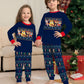 Matching Family Christmas Deer Pajamas Xmas Pjs Women Men Plaid Clothes Holiday Sleepwear - Enfance-Heureuse