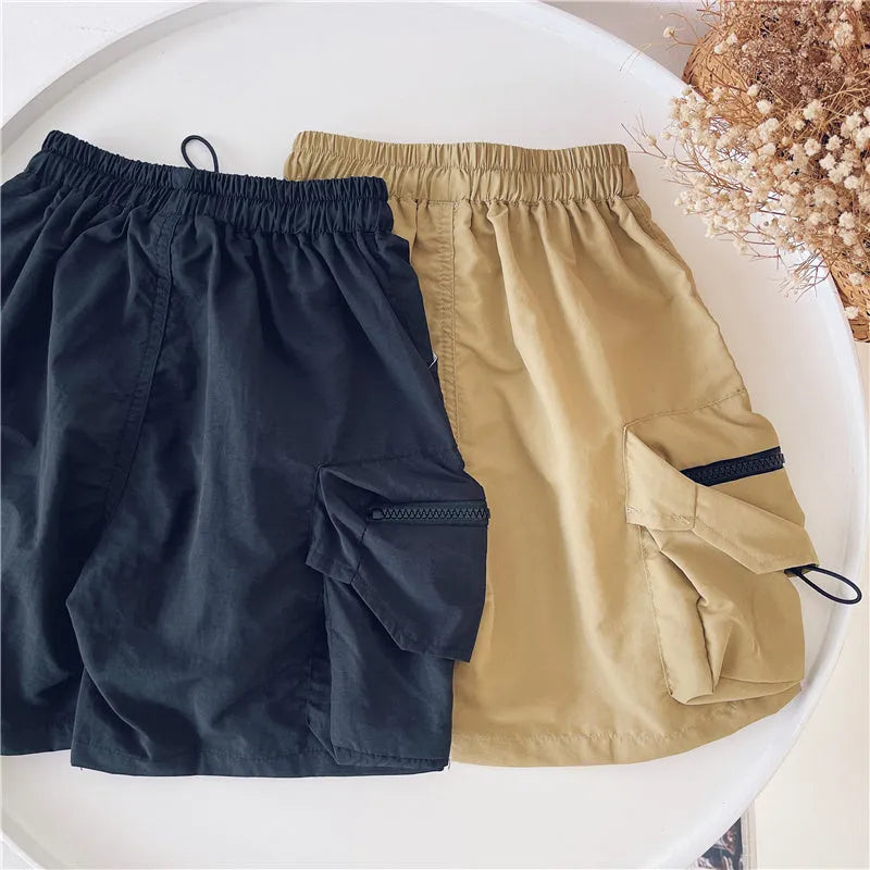 Garçons D'été Lâche Casual Shorts Cargo - Enfance-Heureuse