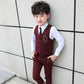 Boys Autumn Clothing Two-piece Vest Set - Enfance-Heureuse