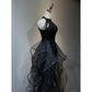 Black Evening Dress For Women - Enfance-Heureuse