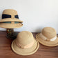 French Straw Sun Protection Bow Curling Temperament Straw Hat
