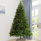 Pre-Installed Illuminated Christmas Tree 6 Foot Faux Hinged Christmas Tree With Foldable Stand - Enfance-Heureuse