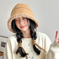 Windproof Earflaps Lamb Wool All-matching Strap Bucket Hat
