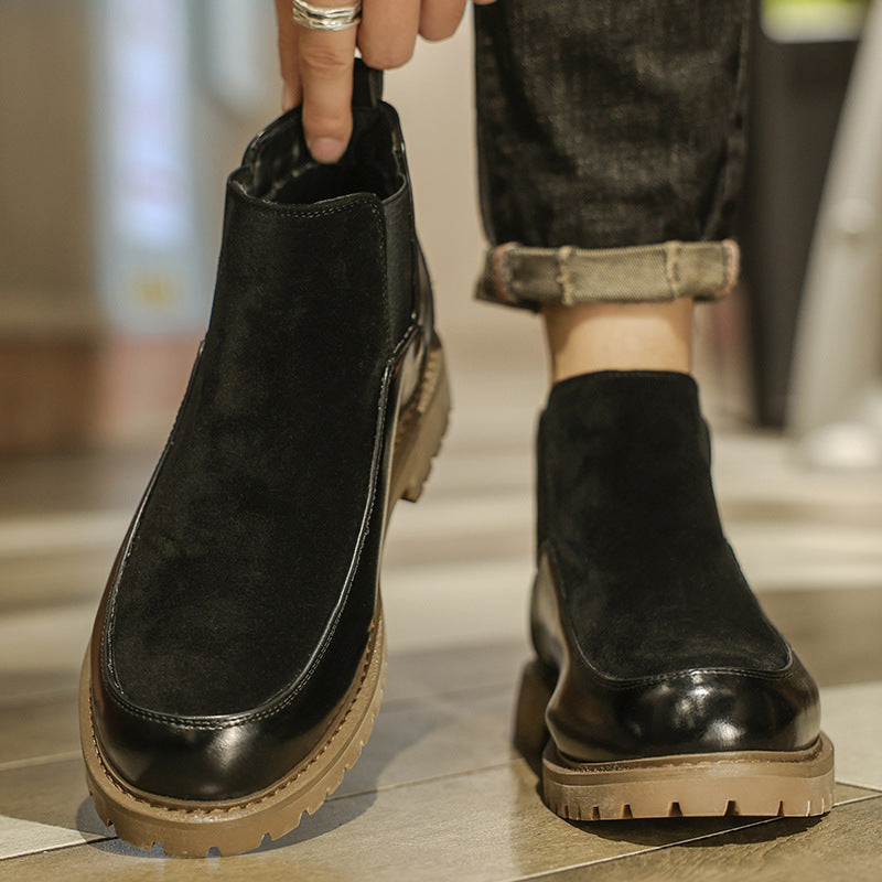 Martin Boots Casual Sports All-match Men's Mid-calf Retro Shoes - Enfance-Heureuse