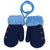 Children's Gloves Knitted And Velvet Gloves Double-Layer Thickening With Lanyard - Enfance-Heureuse