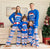 Matching Family Pajamas Sets Christmas PJ's Letter Print Top And Plaid Pants Jammies Sleepwear - Enfance-Heureuse