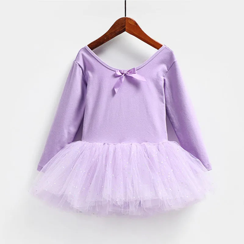Children's Dance Clothes Summer Girls Tutu Dance Costumes - Enfance-Heureuse