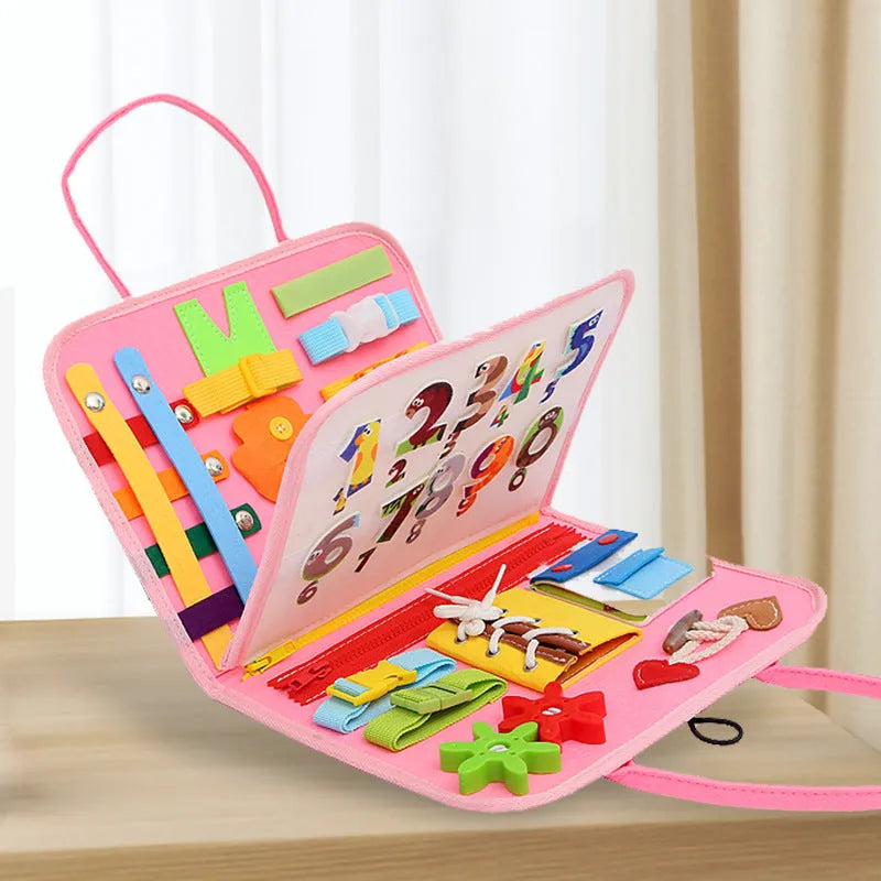 Felt Learning Board Early Education Children - Enfance-Heureuse