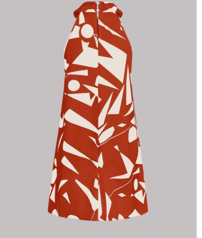 Women's Sleeveless Floral Print Elegant Camisole Skirt - Enfance-Heureuse