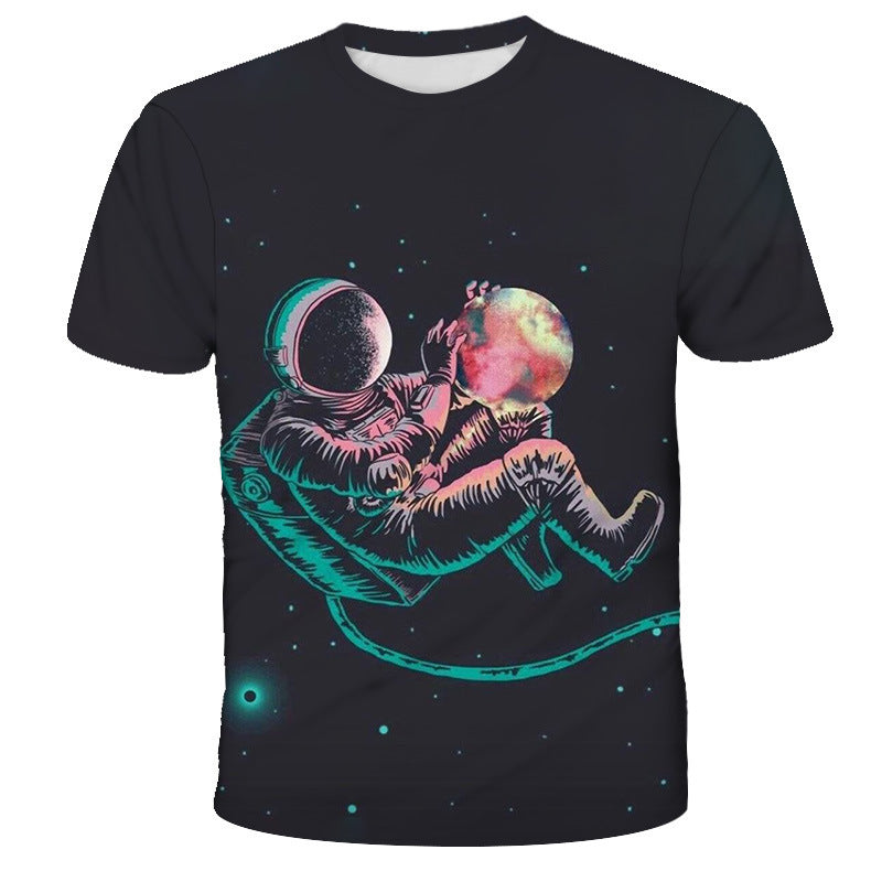 T-shirt astronaute à impression numérique