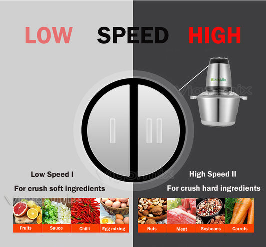 Two-speed meat mincer - Enfance-Heureuse