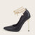 Metal Chain Pointed High Heels Women's Low-top Stiletto Heels - Enfance-Heureuse