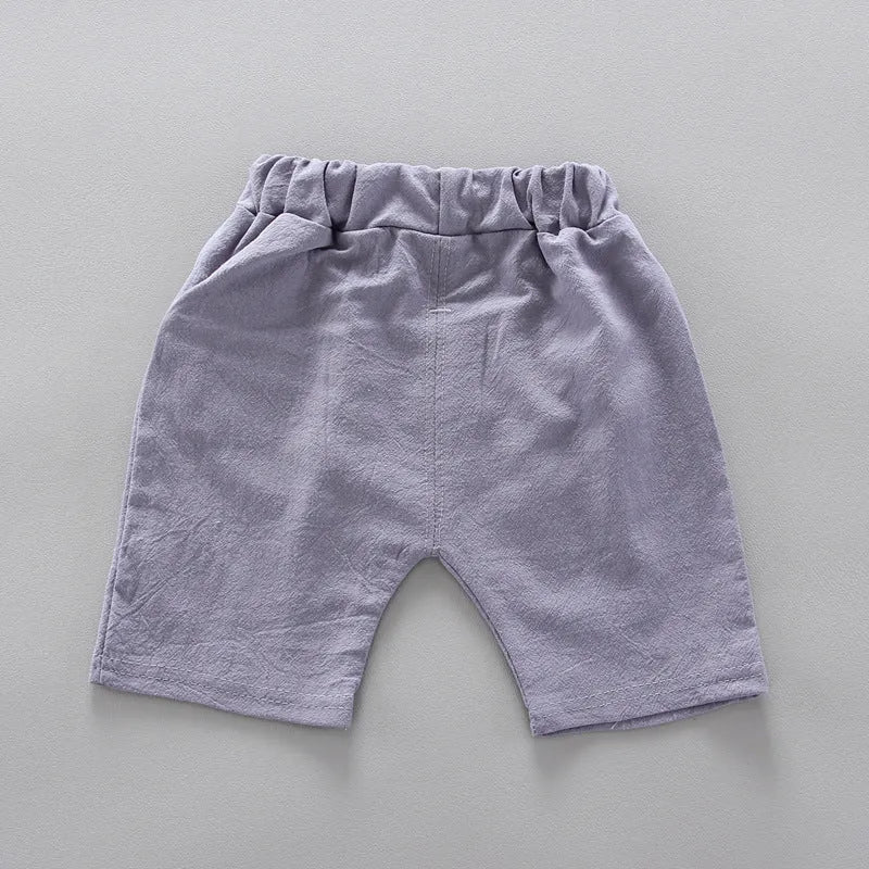 Triangle Short Sleeve Shirt Suit - Enfance-Heureuse