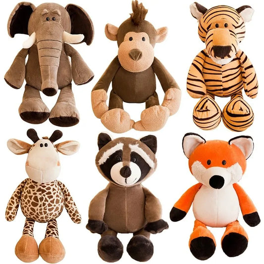 Jouets en peluche animaux de la Jungle - Enfance-Heureuse