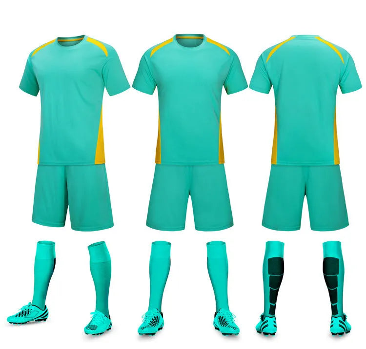 Costume de formation de football pour adultes et enfants