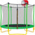 5.5FT Trampoline For Kids -65 Outdoor & Indoor Mini Toddler Trampoline With Enclosure, Basketball Hoop And Ball Included - Enfance-Heureuse