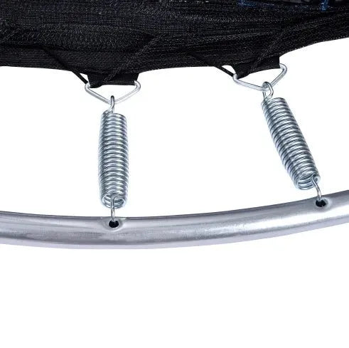 Trampoline de 5,5 pieds pour enfants - Mini trampoline d'extérieur et d'intérieur pour tout-petits de 65 pouces avec enceinte, panier de basket et ballon inclus