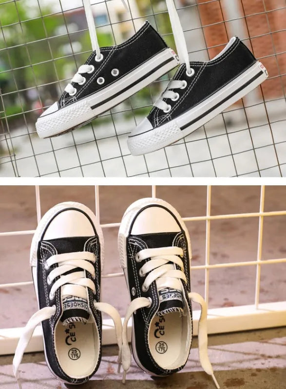Canvas Shoes Non-slip Casual Shoes Student Parent-child Shoes New Baby Shoes White Shoes - Enfance-Heureuse