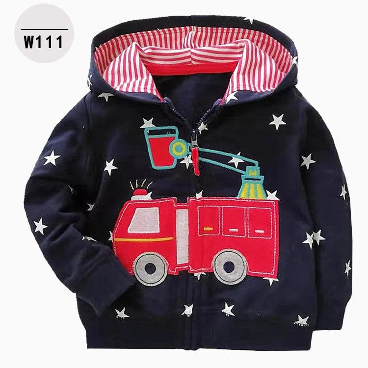 Sweat à capuche zippé pour enfant