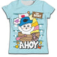 Children Boy T-shirt Clothes Casual Soft T-shirt Cute Cat Cartoon Pattern - Enfance-Heureuse
