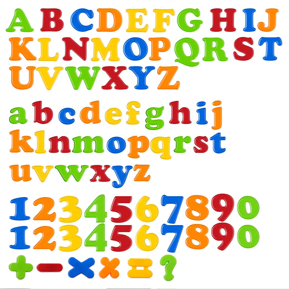 Magnetic stickers preschool English number plastic toys - Enfance-Heureuse