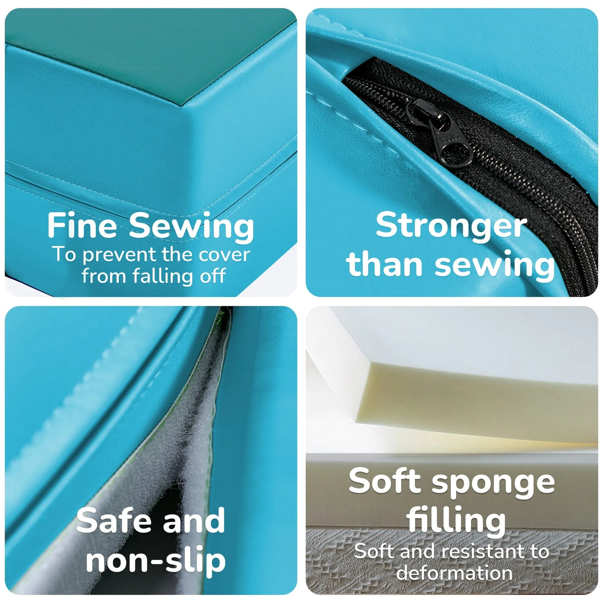 Colourful Soft Crawl And Crawl Foam Playset 6-in-1 - Enfance-Heureuse