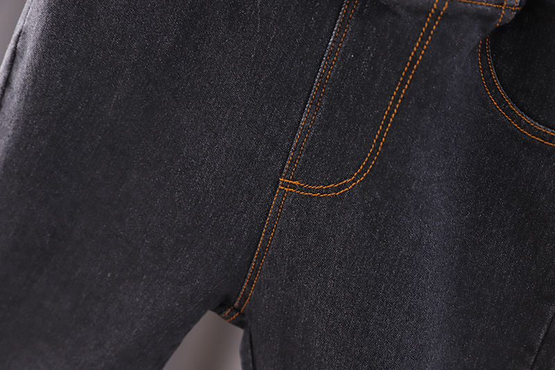 Children's Fashion Spring Long-sleeved Sweater Two-piece Set - Enfance-Heureuse