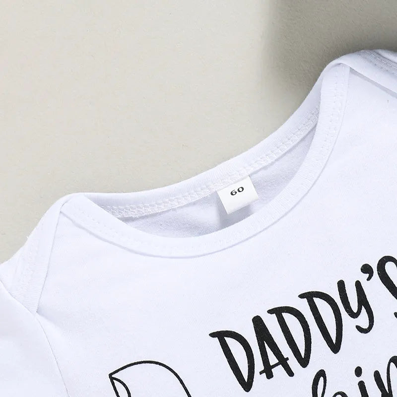 Boys Letter Print Short Sleeve Suit - Enfance-Heureuse