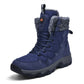 Men's Thick-soled Daily Outdoor Fleece-lined High-top Boots - Enfance-Heureuse