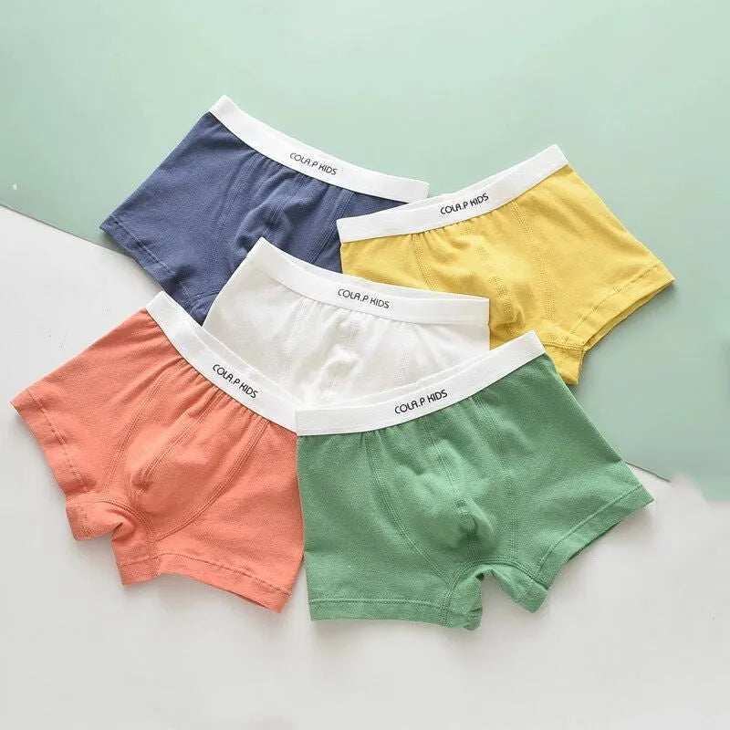 Cola Poire de Garçon Solide Couleur Boxeur - Enfance-Heureuse