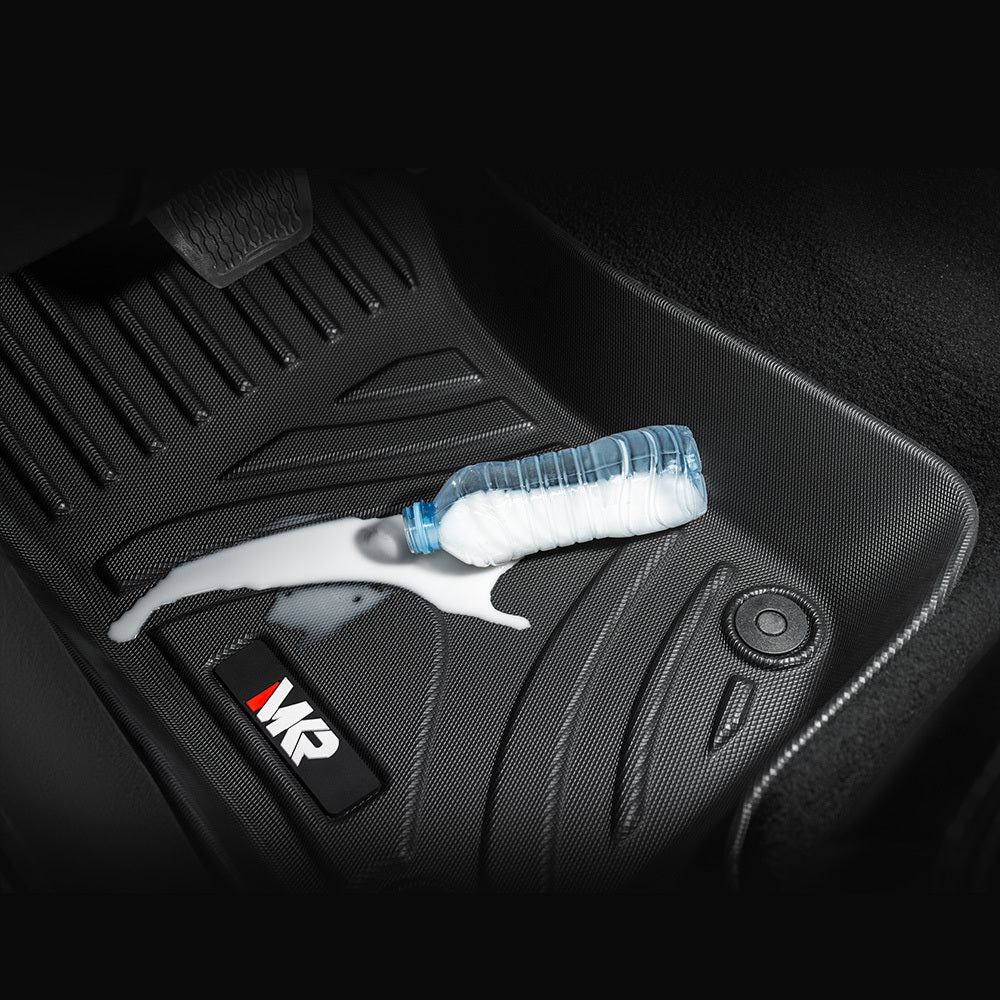 Car Floor Mats For J EEP Wrangler JL 2018 4 Doors Model, Waterproof And Stain-resistant TPE,Black 3 PCS. - Not Fit For Jeep Wrangler JK Or 4XE - Enfance-Heureuse