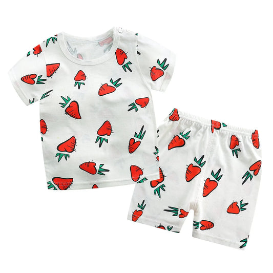 Cotton T-shirt Women Treasure Summer Shorts Baby Clothes Manufacturer - Enfance-Heureuse