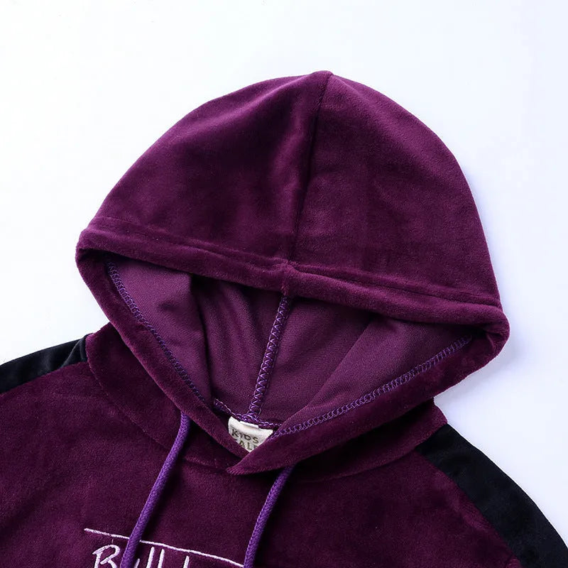 Costume de sport deux pièces à manches longues pour filles - Enfance-Heureuse